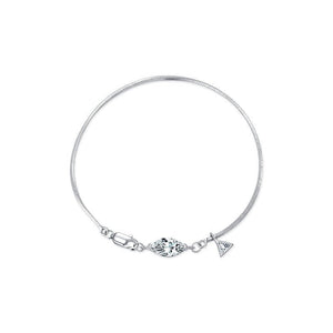 Moissanite Marquise Triangle Snake Bracelet - Perimade & Co.