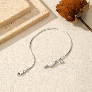 Moissanite Marquise Triangle Snake Bracelet - Perimade & Co.