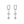 Moissanite Pear CZ Clover Drop Hoop Earrings - Perimade & Co.