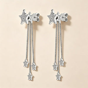 Moissanite Shooting Star Ear Jacket Earrings - Perimade & Co.