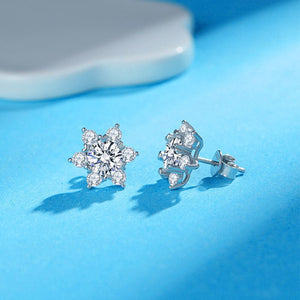 Moissanite Star Of David Wedding Stud Earrings - Perimade & Co.