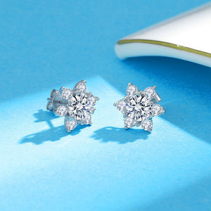 Moissanite Star Of David Wedding Stud Earrings - Perimade & Co.