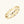 Gold star ring with small diamonds on a white background