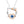 Moissanite Two-Tone Cat Bow Heart Necklace - Perimade & Co.