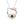 Moissanite Two-Tone Cat Bow Heart Necklace - Perimade & Co.