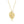 Gold leaf pendant necklace with a pearl on a white background