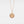 A rose gold-plated custom photo locket necklace with a chain, featuring a moon phase design with a star in the center.