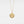 A gold-plated custom photo locket necklace with a chain, featuring a moon phase design with a star in the center.