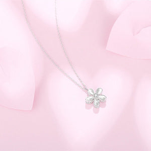 Moonstone Flower Fidget Spinner Necklace - Perimade & Co.