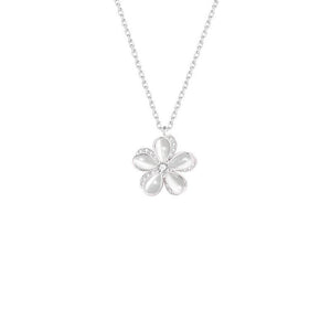 Moonstone Flower Fidget Spinner Necklace - Perimade & Co.