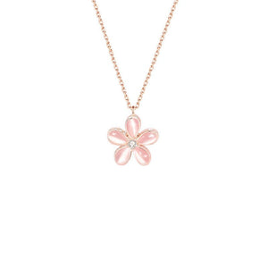 Moonstone Flower Fidget Spinner Necklace - Perimade & Co.
