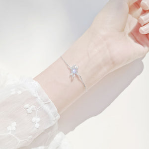 Moonstone Saturn North Star Link Bracelet - Perimade & Co.