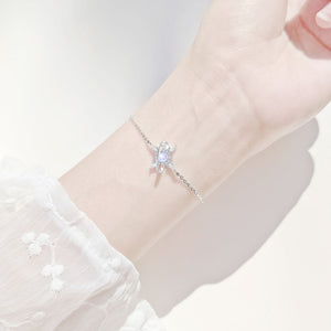 Moonstone Saturn North Star Link Bracelet - Perimade & Co.