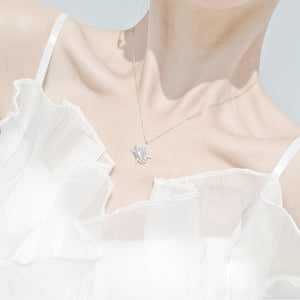 Moonstone Saturn North Star Pendant Necklace - Perimade & Co.