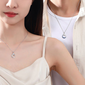 Moonstone Star Couple Matching Necklace - Perimade & Co.