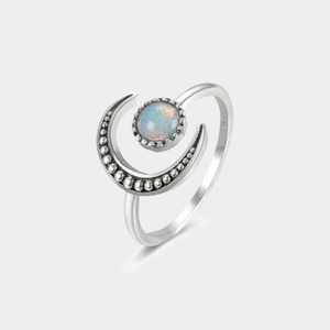 Moonstone Sun Moon Star Stacking Ring - Perimade & Co.