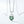 Moss Agate Crystal Heart Charm Necklace - Perimade & Co.