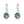 Moss Agate Dangle Drop Hook Earrings - Perimade & Co.