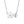 A silver necklace with two cherry blossom pendant charms, one featuring a mother of pearl center.