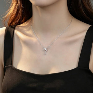 Mother Of Pearl Swallow Star Charm Necklace - Perimade & Co.
