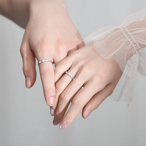 Mountain Ocean Couple Matching Ring - Perimade & Co.