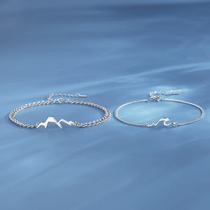 Mountain Ocean Matching Couple Bracelet - Perimade & Co.