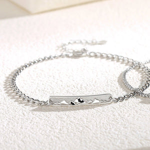 Mountain Ocean Matching Couple Bracelet - Perimade & Co.