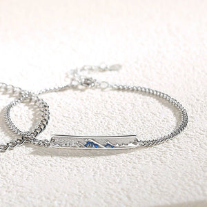 Mountain Ocean Matching Couple Bracelet - Perimade & Co.