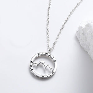 Mountain Ocean Matching Couple Necklace - Perimade & Co.