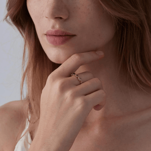 Multi - Stone Natural Crystal Stacking Ring - Perimade & Co.