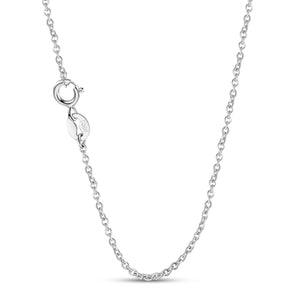 Ocean Blue CZ Cupid Arrow Heart Necklace - Perimade & Co.