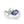 Ocean Starfish Pave Purple Oval CZ Band Ring - Perimade & Co.