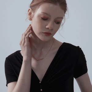 Ocean Wave Horizontal bar Beach Necklace - Perimade & Co.