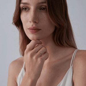 Olive Tree Leaf Branch Stacking Bypass Ring - Perimade & Co.