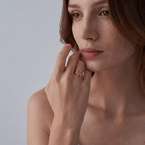 Olive Tree Leaf Stacking Bypass Ring - Perimade & Co.