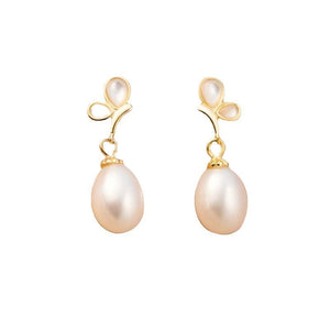 Opal Butterfly Pearl Dangle Drop Earrings - Perimade & Co.
