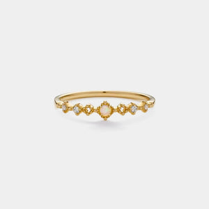 Opal Cabochon Sun Moon Matching Ring - Perimade & Co.