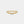 Gold ring with small diamonds on a white background