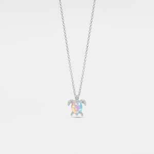Opal Sea Turtle Beach Pendant Necklace - Perimade & Co.