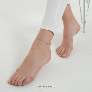 Opal Tulip Flower Ankle Bracelet Anklet - Perimade & Co.
