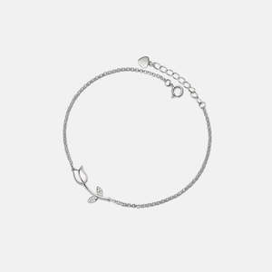 Opal Tulip Flower Ankle Bracelet Anklet - Perimade & Co.
