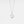 A gold-plated necklace with a solid 925 sterling silver circular charm featuring an opal tulip flower design, with cubic zirconia accents.