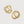 Organic Interlocking Loop Twist Stud Earrings - Perimade & Co.