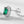Oval - Cut Emerald Halo Wedding Stud Earrings - Perimade & Co.