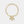 Paperclip Toggle Initial Cross Charm Bracelet - Perimade & Co.