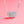 Two bean-shaped sterling silver necklaces with gold plating and cubic zirconia, one displayed in front of the other on a pink background.