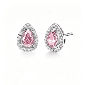 Pear-Cut Aquamarine Teardrop Stud Earrings - Perimade & Co.