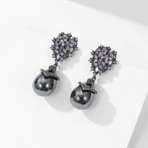 Pearl Drop Wedding Statement Earrings - Perimade & Co.