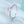 Pink Cherry Blossom Half Pave CZ Band Ring - Perimade & Co.
