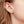 Pink Enamel Dual Bow Huggie Hoop Earrings - Perimade & Co.
